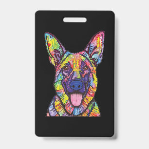 German Shepherd Dog Lovers ID Badge