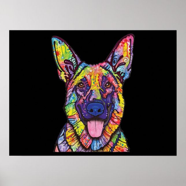 German Shepherd Dog Lovers Poster (Front)