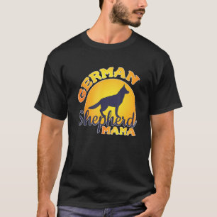 German Shepherd Dog Mama Pet Shephard Dog Mum T-Shirt