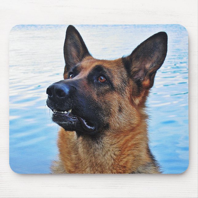 German Shepherd -  Dog mouspad Mouse Mat (Front)