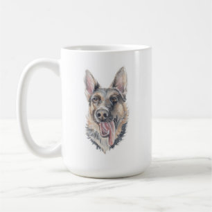 German Shepherd Dog Mug 15 oz