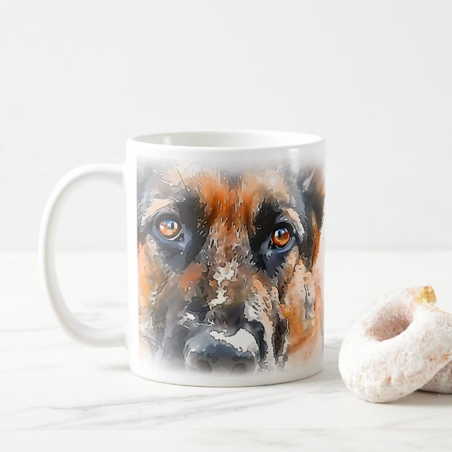 German Shepherd Dog Mum Coffee Mug (With Donut)