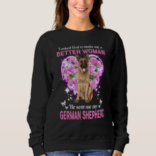 German Shepherd Dog Mum Owner Happy Mother's Day Sweatshirt