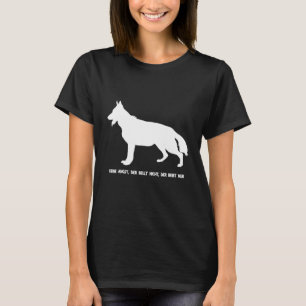 German Shepherd Dog No Fear That Does Not Bark The T-Shirt