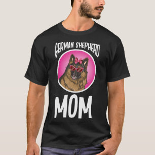 German Shepherd Dog Owner Cute Mother Sunglasses T-Shirt