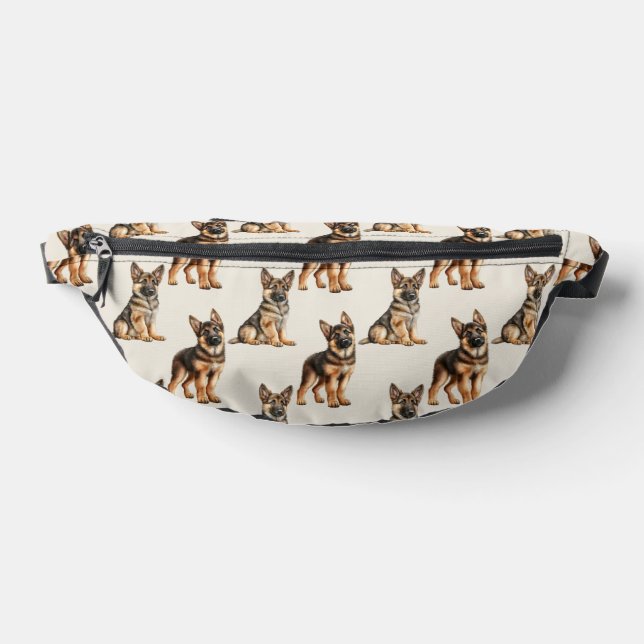 German Shepherd Dog Pattern Bum Bags (Lay Down)
