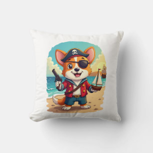 German Shepherd Dog Pirate Cushion