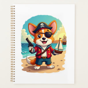 German Shepherd Dog Pirate Planner