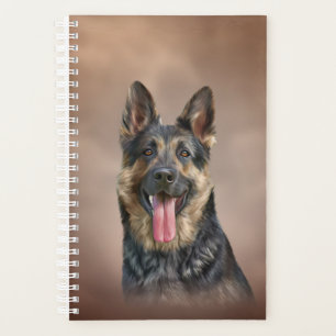 German Shepherd dog Planner