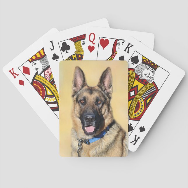German Shepherd Dog Playing Cards (Back)