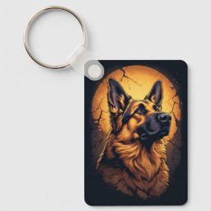 🐾 German Shepherd Dog Portrait Gifts 🐾 Key Ring
