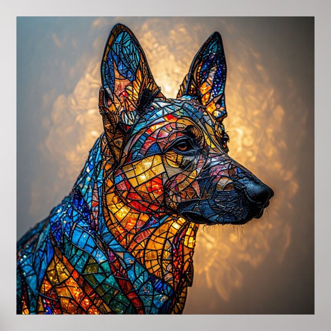 German Shepherd Dog Poster (Front)