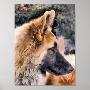 GERMAN SHEPHERD DOG POSTER
