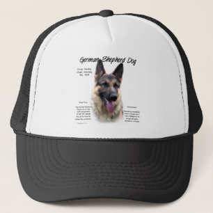 German Shepherd Dog (sable) History Design Trucker Hat
