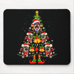 German Shepherd Dog Santa Hat Christmas Tree Xmas  Mouse Mat
