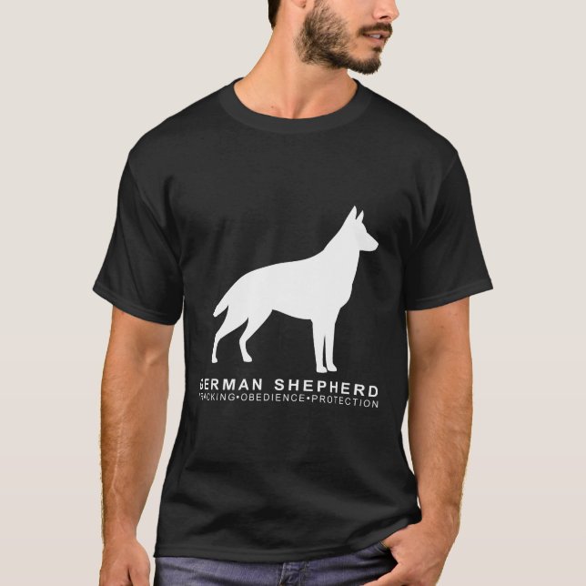 German Shepherd Dog Schutzhund Training  T-Shirt (Front)
