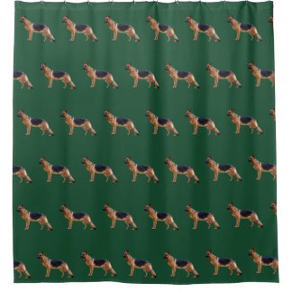 German Shepherd Dog Shower Curtain
