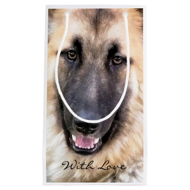 GERMAN SHEPHERD DOG SMALL GIFT BAG (Front)