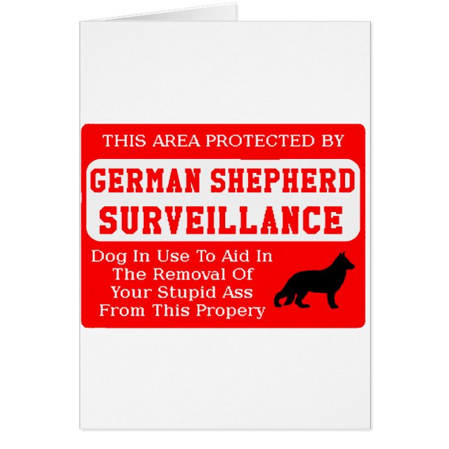 german shepherd dog surveillance (Front)