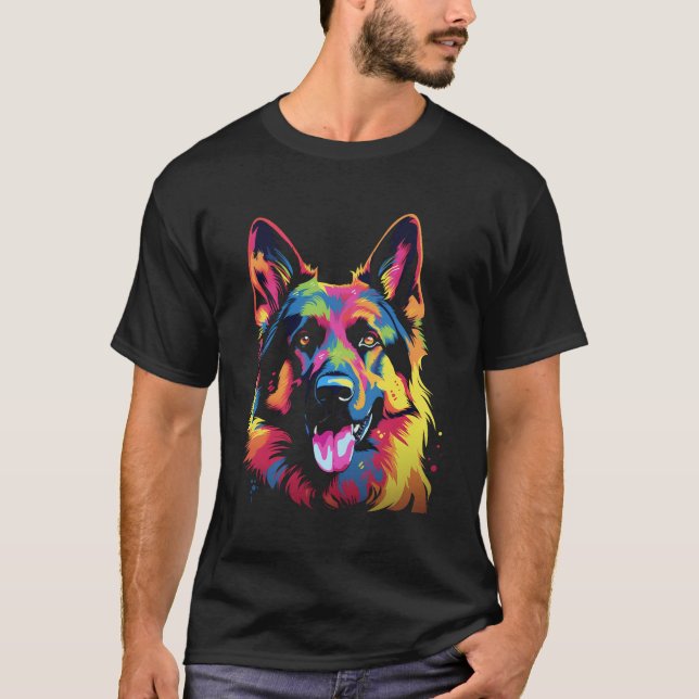 German Shepherd Dog T-Shirt (Front)