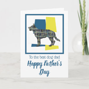 German Shepherd Dog TriColour Father’s Day Card