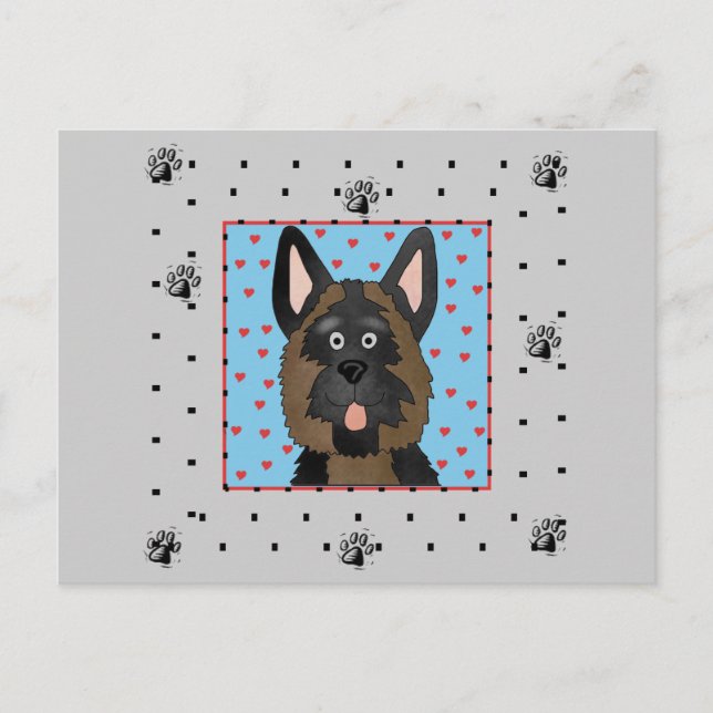 German Shepherd Dog Tshirts and Gifts Postcard (Front)