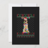 German Shepherd Dog Ugly Sweater Christmas Puppy D