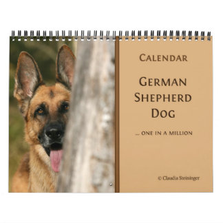 German Shepherd Dog wall calendar