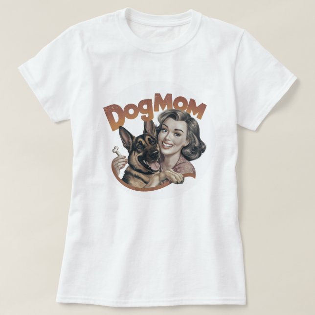 German Shepherd doglover dogmom dog t-shirt (Design Front)