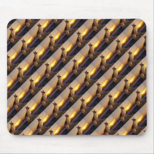 German shepherd dogs animal mouse mat