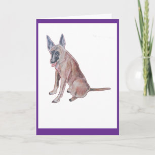 German Shepherd Dog's Birthday Card