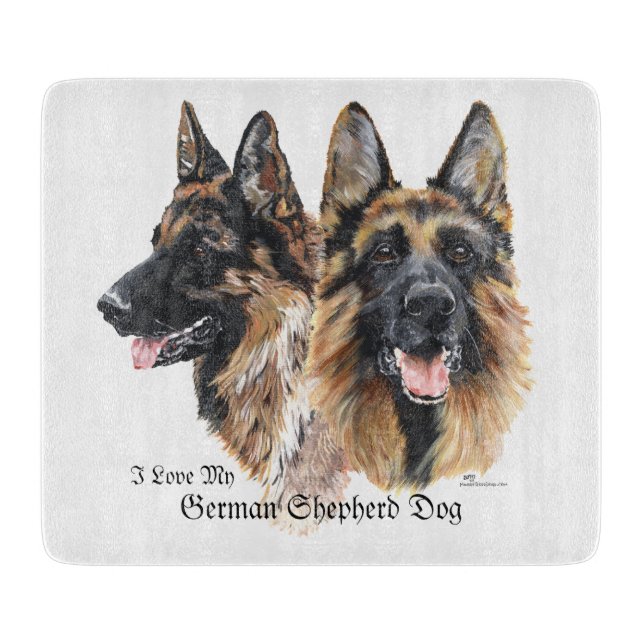 German Shepherd Dogs Cutting Board (Front)