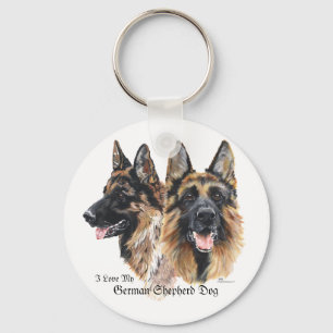 German Shepherd Dogs Key Ring