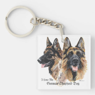 German Shepherd Dogs Key Ring