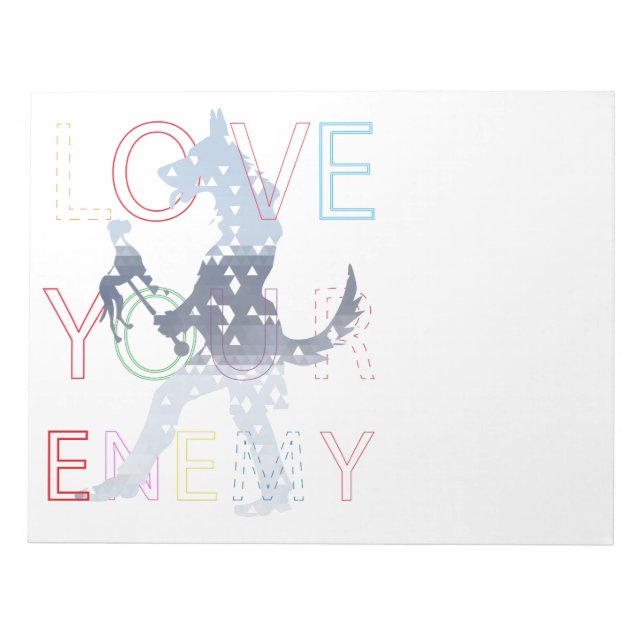 German Shepherd Dogs Notepad (Front)