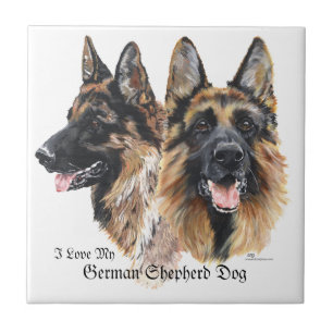German Shepherd Dogs Tile