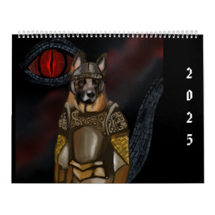 German Shepherd  “Dragons & Dogs “ Calendar