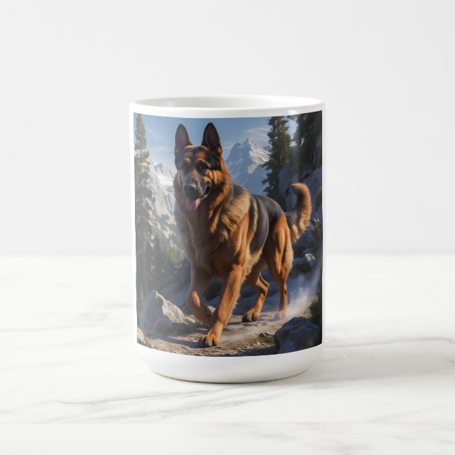 German Shepherd Elegant Coffee Mug (Center)