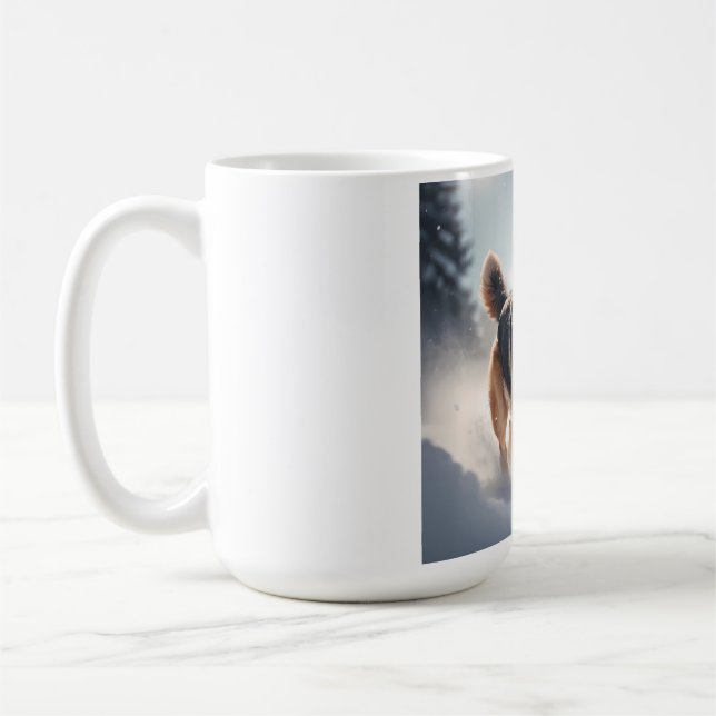 German Shepherd Elegant Coffee Mug (Left)