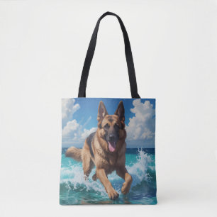 German Shepherd Elegant Shoulder Tote Bag