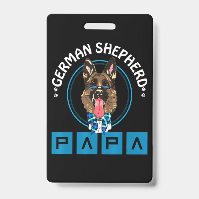 German Shepherd Essential ID Badge (Front)