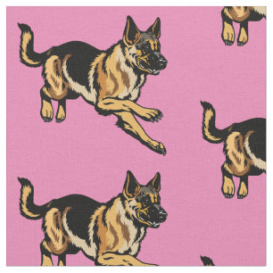German Shepherd Fabric