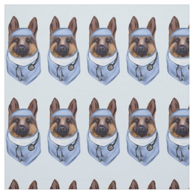 GERMAN SHEPHERD FABRIC (Swatch)