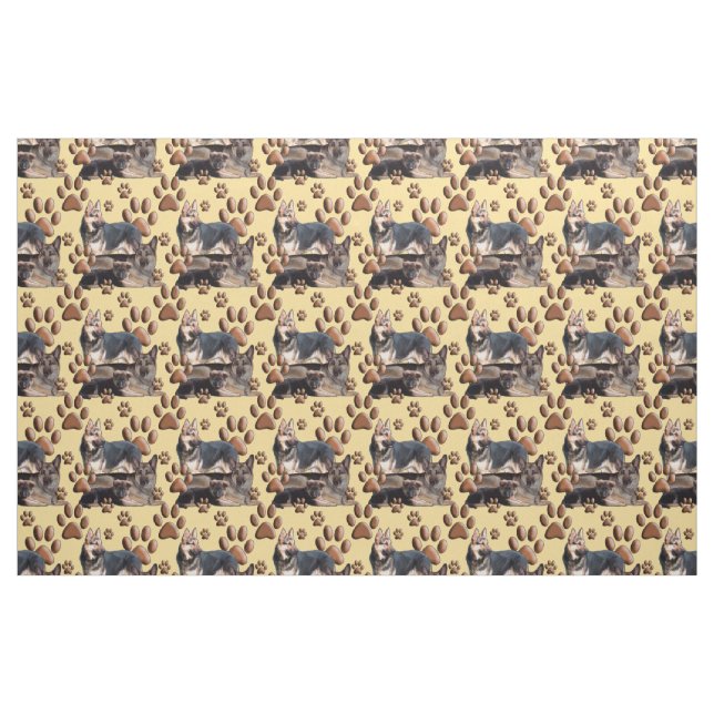 German Shepherd family fabric (Yard)