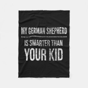 German Shepherd Fleece Blanket