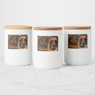 German Shepherd Food Label