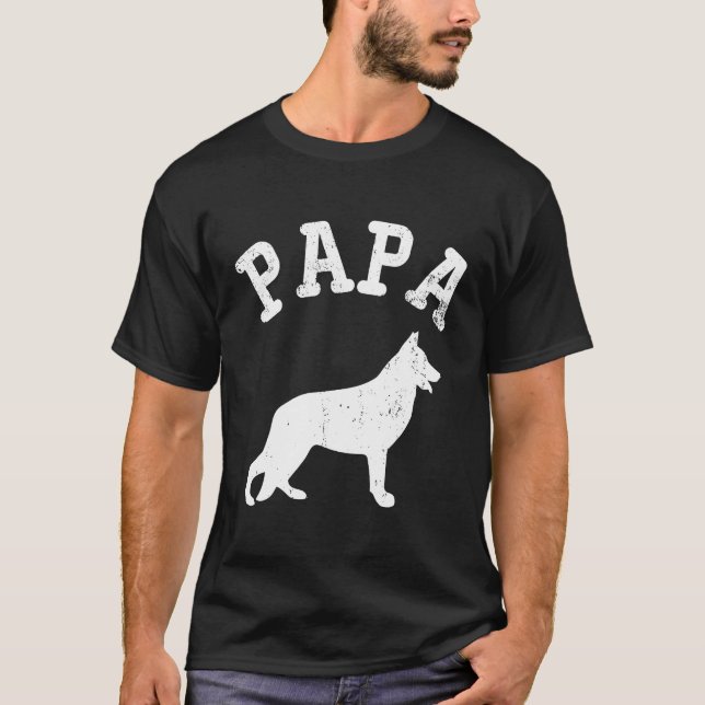 German Shepherd For Dad T-Shirt (Front)