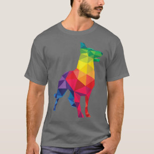 German Shepherd Gay Pride LGBT LGBTQ Rainbow Flag  T-Shirt