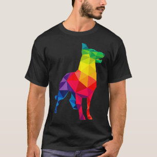 German Shepherd Gay Pride LGBT LGBTQ Rainbow Flag T-Shirt