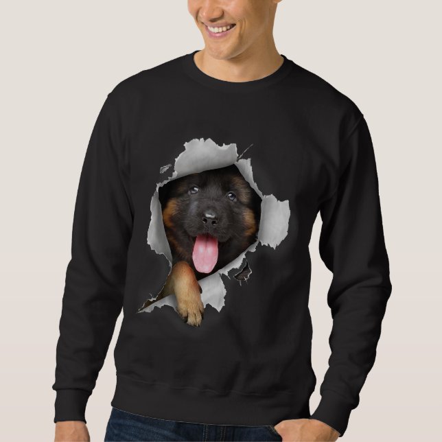 German Shepherd, German Shepherd, Dog Sweatshirt (Front)